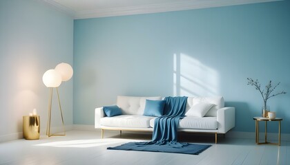 Photo interior modern design room 3d illustration