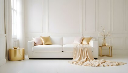 Photo interior modern design room 3d illustration