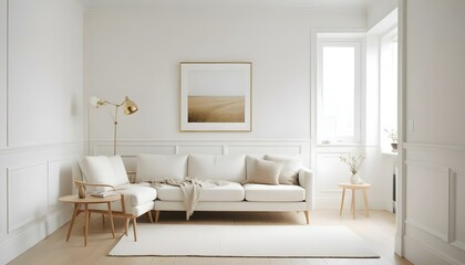 Photo interior modern design room 3d illustration