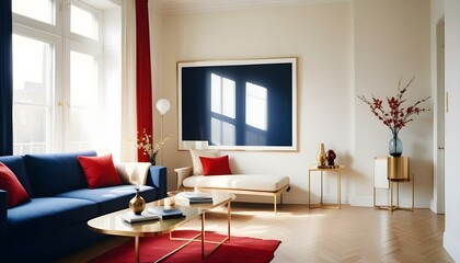 Photo interior modern design room 3d illustration