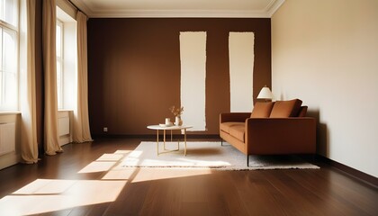 Photo interior modern design room 3d illustration