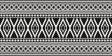Geometric ethnic pattern, seamless pattern of the Navajo tribe. Native American. Seamless vector pattern, seamless Mexican rug, woven carpet. Folk embroidery, Bohemian, Aztec style.	