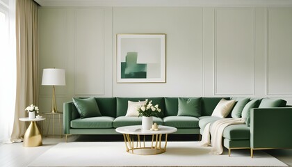 Photo interior modern design room 3d illustration