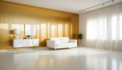 Photo interior modern design room 3d illustration