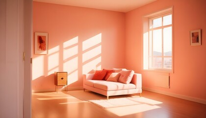 Photo interior modern design room 3d illustration