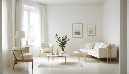 Photo interior modern design room 3d illustration