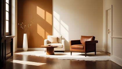 Photo interior modern design room 3d illustration