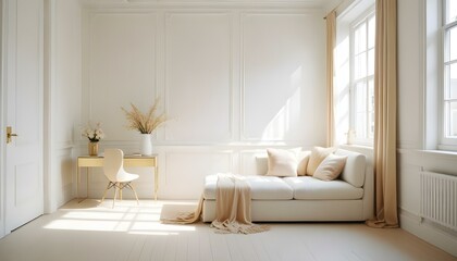 Photo interior modern design room 3d illustration