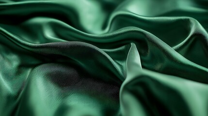 Obraz premium Emerald Green Luxury Fabric Texture for Premium Product Displays and Elegant Design Concepts