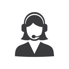 customer service flat icon