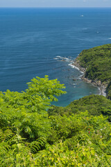 日本　三重県鳥羽市のパールロード沿いにある鳥羽展望台から見える太平洋