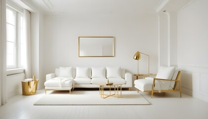 Photo interior modern design room 3d illustration