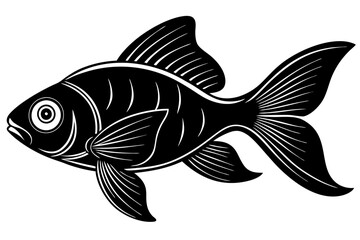 fish  silhuette vector illustration