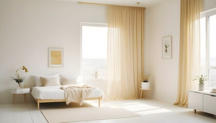 Photo interior modern design room 3d illustration