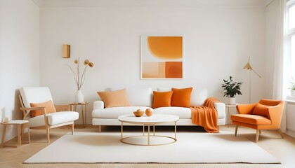 Photo interior modern design room 3d illustration