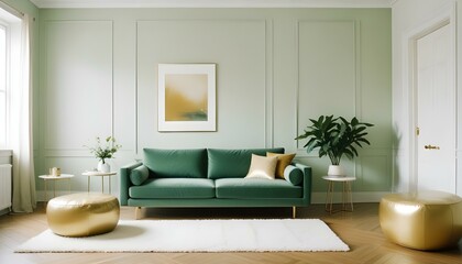 Photo interior modern design room 3d illustration