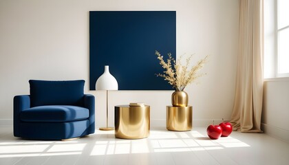 Photo interior modern design room 3d illustration