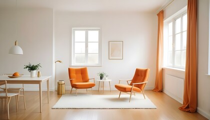 Photo interior modern design room 3d illustration