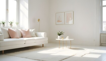 Photo interior modern design room 3d illustration