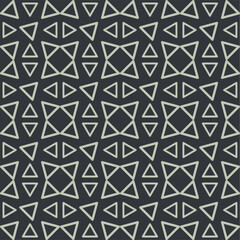 This seamless repeating design pattern is based on geometric triangles. The pattern can be used for a variety of purposes, including backgrounds, wallpapers, and textiles.