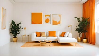 Photo interior modern design room 3d illustration