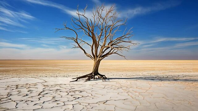 dead tree in the desert