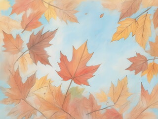 autumn leaves background