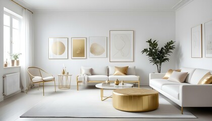 Photo interior modern design room 3d illustration