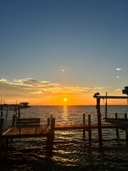 Sunset Over the Docks
