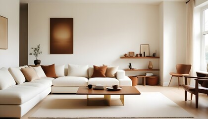 Fototapeta premium Photo interior modern design room 3d illustration