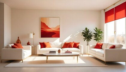 Photo interior modern design room 3d illustration