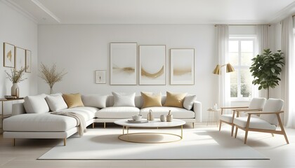 Photo interior modern design room 3d illustration