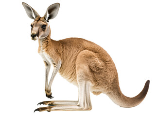 a kangaroo with large ears