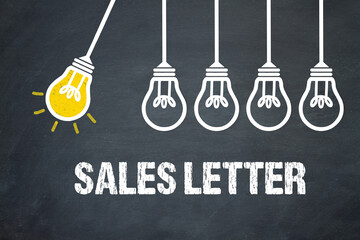 Fototapeta premium Sales Letter 