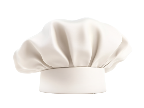 a white chef hat