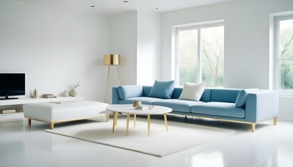 Photo interior modern design room 3d illustration