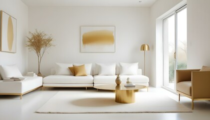 Fototapeta premium Photo interior modern design room 3d illustration