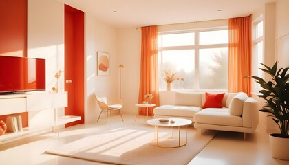 Photo interior modern design room 3d illustration