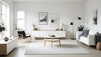 Photo interior modern design room 3d illustration