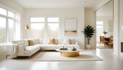 Photo interior modern design room 3d illustration