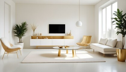 Photo interior modern design room 3d illustration