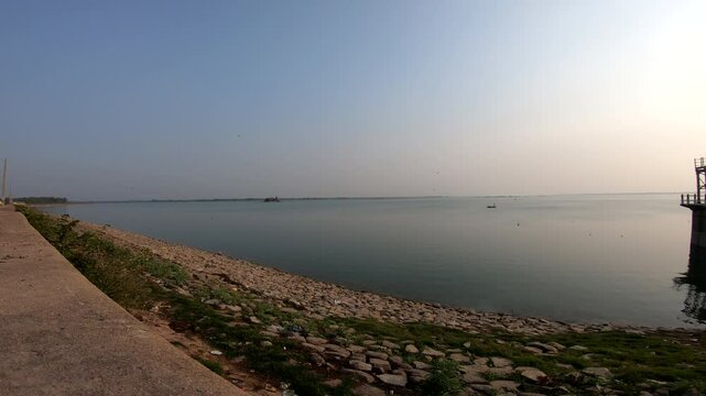 Bank Of Mandovi River In Panjim 