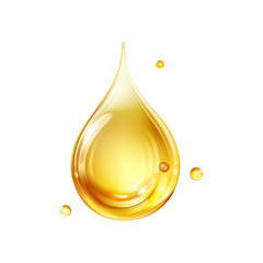Falling gold oil drops are suitable for energy or environmental themed designs and oil and gas industry materials
