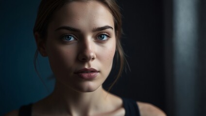 Fototapeta premium portrait of a woman generative Ai