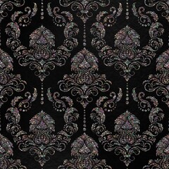 Black glitter background