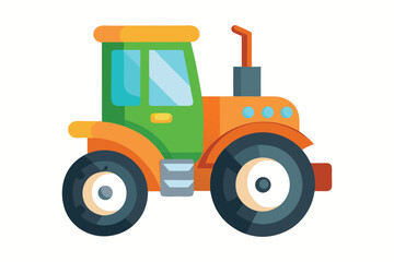 Tractor Farm Cartoon  Illustrations vector 1.eps