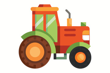 Tractor Farm Cartoon  Illustrations vector .eps