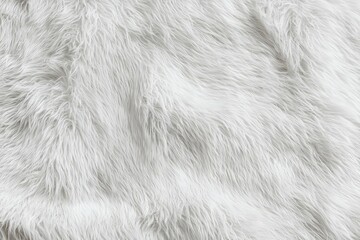 Soft white fur texture