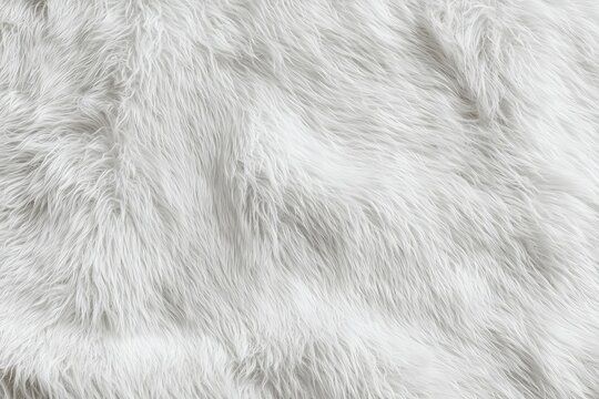 Soft white fur texture