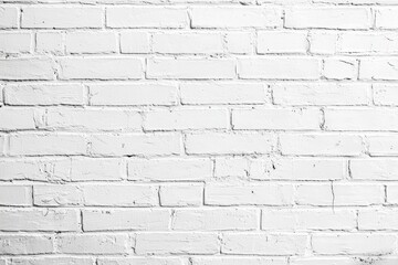 Obraz premium White brick wall texture